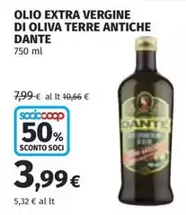 Dante - Olio Extra Vergine Di Oliva Terre Antiche