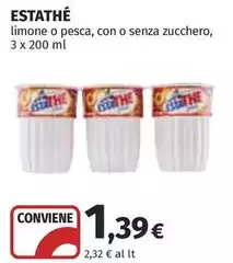 Estathé - Limone O Pesca, Con O Senza Zucchero Estathé - Limone O Pesca, Con O Senza Zucchero
