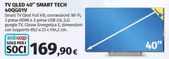 Smart technologies - Tv Qled 40" 40QG01V