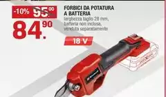 Einhell - Forbici Da Potatura A Batteria