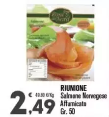 Riunione - Salmone Norvegese Affumicato
