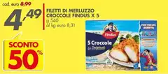 Findus - Filetti Di Merluzzo Croccole Findus - Filetti Di Merluzzo Croccole
