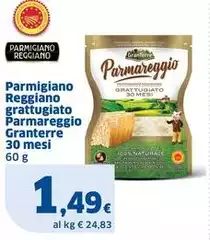 GranTerre - Parmigiano Reggiano Grattugiato Granterre 30 Mesi