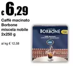 Caffe borbone - Caffè Macinato Miscela Nobile