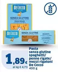 De Cecco - Pasta Senza Glutine De Cecco - Pasta Senza Glutine