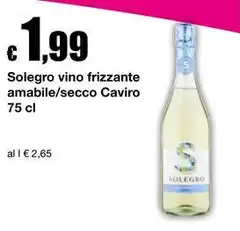 Solegro - Vino Frizzante Amabile/Secco Caviro