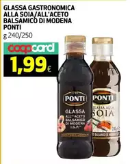 Ponti - Glassa Gastronomica Alla Soia/All'Aceto Balsamico Di Modena Ponti - Glassa Gastronomica Alla Soia/All'Aceto Balsamico Di Modena