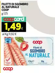 Coop - Filetti Di Sgombro Al Naturale Coop - Filetti Di Sgombro Al Naturale