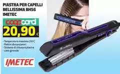 Imetec - Piastra Per Capelli Bellissima Bhs6 Imetec - Piastra Per Capelli Bellissima Bhs6