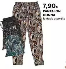 Pantaloni Donna