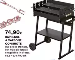 Carbone - Barbecue A  Con Ruote
