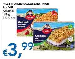 Findus - Filetti Di Merluzzo Gratinati Findus - Filetti Di Merluzzo Gratinati