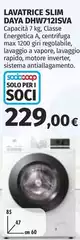 Daya - Lavatrice Slim  Dhw7125va