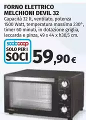 Melchioni - Forno Elettrico Melchioni - Forno Elettrico