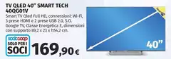 Smart technologies - Tv Qled 40" 40QG01V