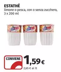Estathé - Limone O Pesca, Con O Senza Zucchero Estathé - Limone O Pesca, Con O Senza Zucchero
