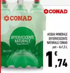 Conad - Acqua Minerale Effervescente Naturale