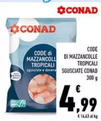 Conad - Code Di Mazzancolle Tropicali Sgusciate
