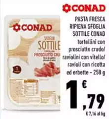 Conad - Pasta Fresca Ripiena Sfoglia Sottile