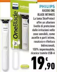 Philips - Rasoio One Blade Intimate Philips - Rasoio One Blade Intimate