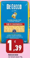 De Cecco - Pasta De Cecco - Pasta
