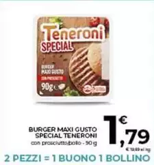 Teneroni - Burger Maxi Gusto Special