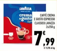 Lavazza - Caffè Crema E Gusto Espresso Classico