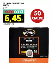 Motta - 50 Cialde Espresso Bar