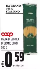 Coop - Pasta Di Semola Di Grano Duro