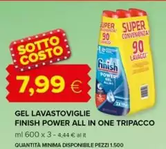 Finish - Gel Lavastoviglie Power All In One Tripacco Finish - Gel Lavastoviglie Power All In One Tripacco