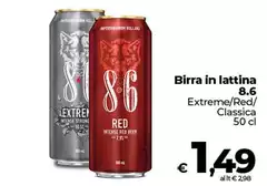 Birra In Lattina 8.6 Birra In Lattina 8.6