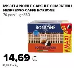 Caffe borbone - Miscela Nobile Capsule Compatibili Nespresso