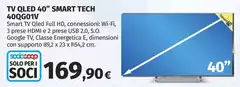 Smart technologies - Tv Qled 40" 40QG01V Smart technologies - Tv Qled 40" 40QG01V