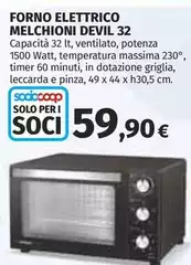 Melchioni - Forno Elettrico