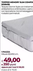 Dormir - Topper Memory Slim Comfort