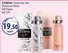 Iceberg - Twice For Her Platinum/ Rosa Edt Vapo