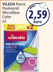 Vileda - Panni Pavimenti Microfibra Color Vileda - Panni Pavimenti Microfibra Color