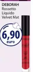 Deborah - Rossetto Liquido Velvet Mat