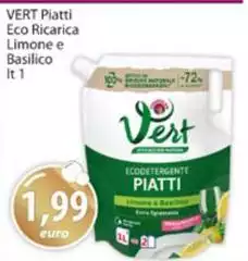 Vert - Piatti Eco Ricarica Limone E Basilico
