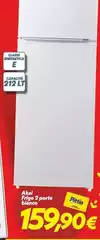 Akai - Frigo 2 Porte Bianco