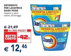 Dash - Detersivo Per Lavatrice Pods Dash - Detersivo Per Lavatrice Pods