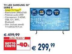 Samsung - Tv Led 50" Serie 8 Samsung - Tv Led 50" Serie 8