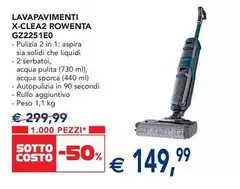 Rowenta - Lavapavimenti X-Clea2 Rowenta - Lavapavimenti X-Clea2