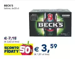 Becks - Lattine