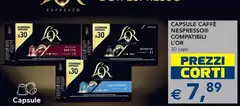 L' Or - Capsule Caffè Nespresso Compatibili