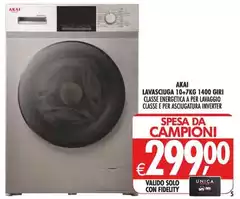 Akai - Lavasciuga 1400 Giri Akai - Lavasciuga 1400 Giri