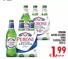 Peroni - Nastro Azzurro Birra Classica/ Zero