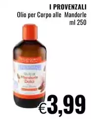 I Provenzali - Olio Per Corpo Alle Mandorle I Provenzali - Olio Per Corpo Alle Mandorle