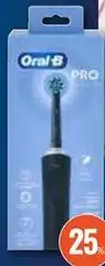 Oral B - Spazzolino Elettrico Denti Ricaricabile Pro Vitality Nero
