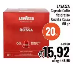 Lavazza - Capsule Caffè Nespresso Qualità Rossa